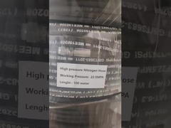 22mm Draht verstärkter hydraulischer Gummischlauch wand sich dehnbarer industrieller Gummischlauch