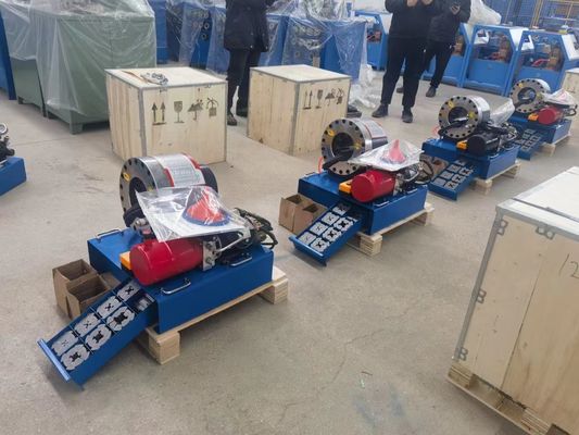 Ein guter Preis. 12v 24v Luftverkehrslinie Schlauch-Bördelmaschine der Hochdruckschlauch-Kräuselungsmaschinen-6-51mm Online