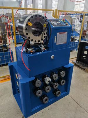 Ein guter Preis. 2 ZOLL manueller automatischer Schlauch-verstemmender Maschinen-tragbarer hydraulischer Bördelmaschinen-Hochdruck Online