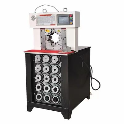 stellt Automobilschlauch-Bördelmaschinen-Ausrüstung 380v 15 wechselstrom-5.5kw CBK-120 mit dünnem drückendem Kopf ein