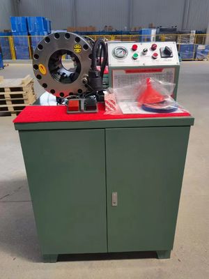 kundenspezifischer hydraulischer Schlauch-Kräuselungsmaschine der Farbe600t 1/4 bis 2 Zoll mit Fuß-Pedal