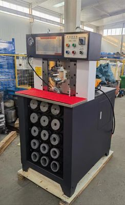 Hauptsätze CBK-120 der PLC-Wechselstrom-Schlauch-Kräuselungsmaschinen-dünne hydraulische verstemmende Maschinen-15