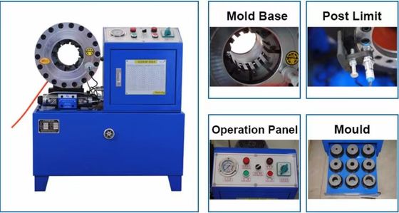 200 Schlauch-Kräuselungsmaschine 2.5L Pcs/H DX68/5L-/10L-Spannung 220v/240v/380v/415v