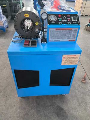 2 Zoll Neues Modell Große Leistung 4 Kw Arbeitsleistung 500 Stück pro Stunde Portable Schlauch Krempmaschine Bagger Schlauch Presswerkzeug Hydraulische Schlauch Krempler