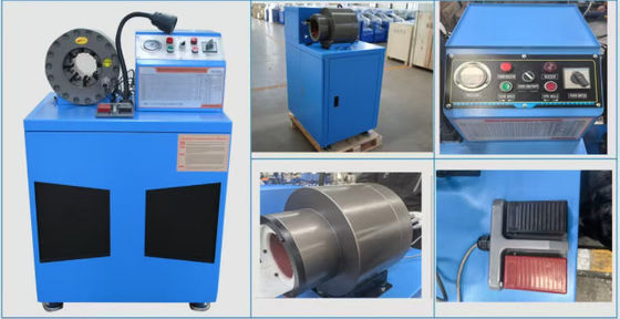 10 Die 500 Stück pro Stunde Tragbare Schlauchkrempmaschine Hydraulische Schlauchkrempmaschine