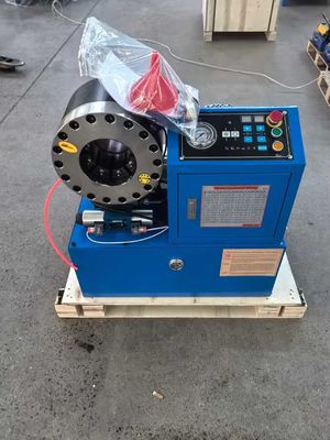 Digitale Steuerung 2 Zoll 10 Dies Heißverkauf DX68 Schlauch Krempmaschine / Hydraulische Gummi Schlauch Krempler