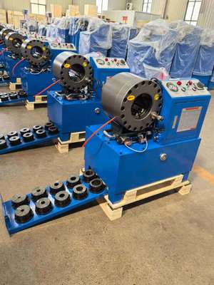 Ein guter Preis. DX68 Schlauchpressmaschine mit 6-51mm Pressbereich, 2 Zoll Kapazität und 10 Matrizen enthalten Online
