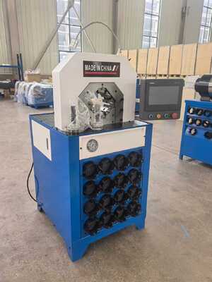 Ein guter Preis. 3 Inch Hydraulic Hose Crimping Machine with 300pcs/h Work Efficiency 4KW Motor Power and 1000T Crimping Force Online