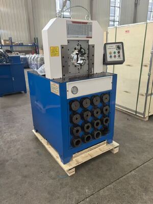 Ein guter Preis. 3-Zoll-Hydraulikschlauch-Crimpmaschine mit 110V/220V/380V/415V Spannung und 1 Jahr Garantie in Blau/Weiß oder Sonderfarbe Online