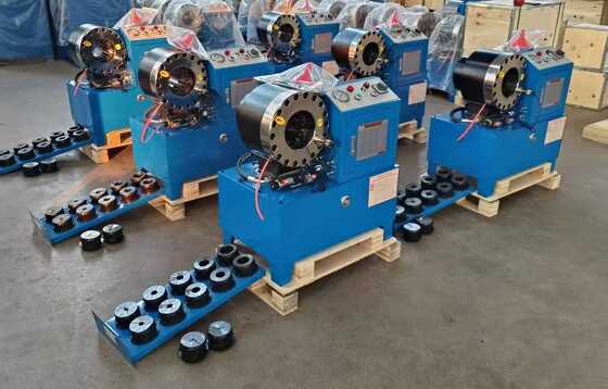 DX68 Hydraulische Schlauchkrempmaschine mit neuartiger Schmiedetechnik, 6-51 mm Krempbereich und 220v/240v/380v/415v Spannungsoptionen
