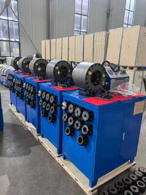 2 Zoll 600T Krempkraft Gummischlauch Krempmaschine mit 6-51mm Reichweite und 10 austauschbaren Stäben