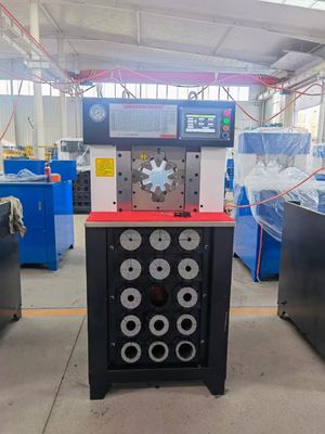 Ein guter Preis. 2 Zoll das 3 Zoll-Auto Wechselstrom bespritzen Kräuselungsmaschine hydraulisches Hochleistungs-CBK-120 für Industrail-Schlauch mit einem Schlauch Online