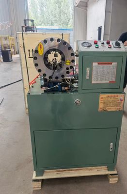 Ein guter Preis. Manuelle hydraulische Rohr-Bördelmaschine der hohe Präzisions-Bremsschlauch-Kräuselungsmaschinen-3kw Online
