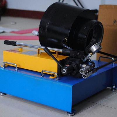 Ein guter Preis. Industrieller blauer Farbmanueller Schlauch-Kräuselungsmaschine 10 - Geschwindigkeit 20s/Pcs Online