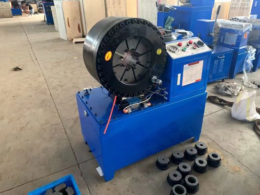 Ein guter Preis. 220V/380V/415V 50/60Hz Hydraulische 3-Zoll-Schlauchcrimping-Maschine mit 800 Tonnen Krimpkraft mit einer Größe von 850*530*940 mm Online