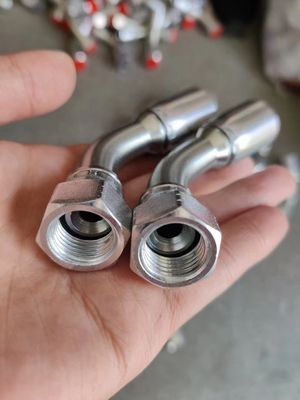 Ein guter Preis. Unterschiedliche Größen und Normen Kohlenstoffstahl Flansche 1/2 JIC Hydraulik Schlauchbefestigungen JIS BSP Stahl Bremsleitung Adapter Online