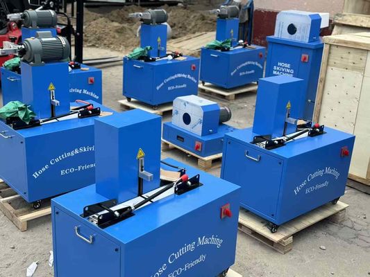 2 Zoll 6-51mm 1/4 bis 2 Zoll Schlauch Schneidmaschine und Skiving Rubber Schlauch Schneidmaschine mit elektrischer Energie