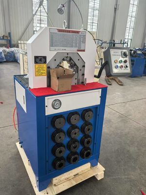 Ein guter Preis. 2 Zoll Knopfsteuerungssystem 5.5kw/7.5kw 300 Stück/H mit Schnellwechselformen Werkzeuge Hydraulische Schlauchcrimpmaschine Online