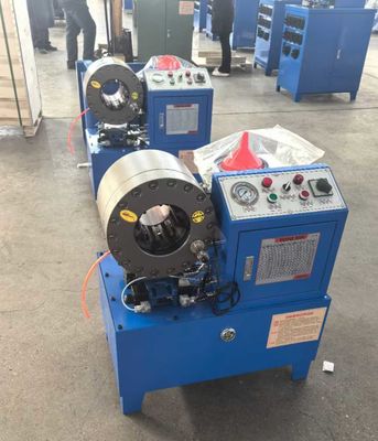 415v 3KW / 4KW DX68 Schlauchkrempfmaschine Blauer Schlauchkrempfer