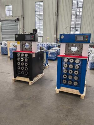 3 Zoll Upgrade PLC-Steuerungssystem Schnellwechsel Formwerkzeug Schlauch Krempmaschine Prozess mit Zurückhalten schneller Krempkraft 1500T