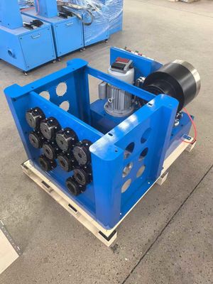 Ein guter Preis. 2 Zoll und 1,5 Zoll Blaue Farbe Portable Hydraulische Schlauch Krempmaschine mit Rack und Schnellwechsel Formwerkzeuge 6-38mm Schlauch Swager Online