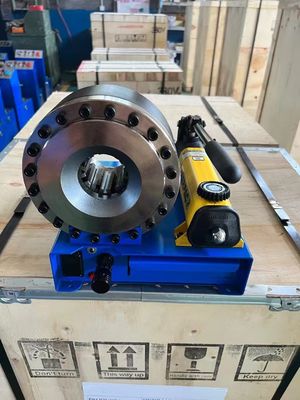 Ein guter Preis. 1 Inch 6-25mm Rugged Steel Blue Color With 7 Dies Weight Manual Hydraulic Hose Crimping Machine Reliable Performance Online
