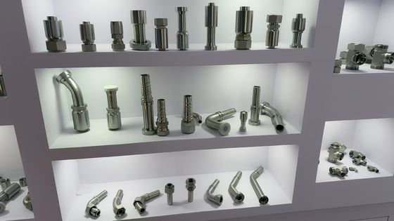 Ein guter Preis. Gewirkte Bsp-Hydraulische Schlauchfittungen aus Edelstahl Männliche weibliche Schnellkopplungen für verschiedene Größen von 1/4'' gerade 45° 90° bis 1 Zoll Online