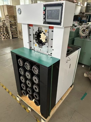 Ein guter Preis. 3-Zoll-Hydraulische Schlauchcrimping-Maschine mit 15-Dies 6-76mm PLC-Steuerung Online