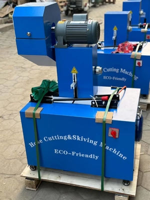 2 Zoll 4 Schicht 220V Schlauch Schneid- und Skiving-Maschine mit Knopfsteuerung