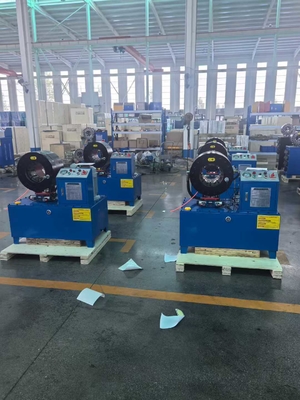 4-Zoll-Hydraulikschlauch-Crimpmaschine mit SPS-Steuerung, 16 Matrizen, 6-102 mm Bereich