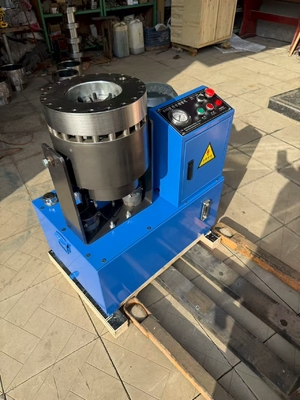 Ein guter Preis. Elektrische Rund- und Quadratrohrcrimpmaschine 220V/380V für 1/4 bis 2 Zoll Rohre Blaue Farbe Online