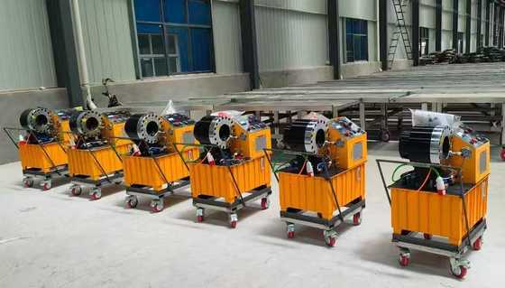 DX68 Hydraulic Hose Crimper mit 6-51mm Crimping Range 2 Zoll Kapazität und 10 Stollen für effizientes Schlauchdrücken