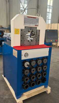 3 Zoll 6-76mm PLC-Steuerung Hydraulische Schlauchcrimping-Maschine mit 15 austauschbaren Stollen für effizientes Schlauchdrücken