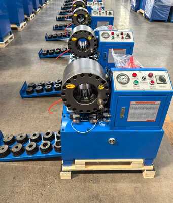 DX68 Hydraulikschlauch-Crimpmaschine mit 6-51 mm Crimpbereich, 220 V/240 V/380 V/415 V Spannungsoptionen und 200 Stück pro Stunde Effizienz