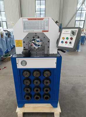 3 Zoll 6-76mm Hydraulikschlauch-Crimpmaschine mit 15 austauschbaren Werkzeugen und Knopfsteuerungssystem