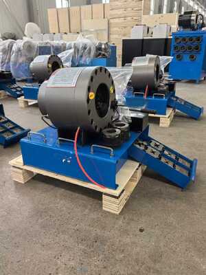 Hocheffiziente 600T-Handschlauch-Krempmaschine mit 6-51 mm Krempbereich für hydraulische Anwendungen