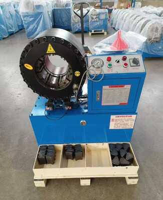 Ein guter Preis. 3 Zoll elektrische hydraulische Schlauchcrimping-Maschine mit 800T Crimping-Kraft, 6-76mm Reichweite und 200pcs/H Kapazität Online