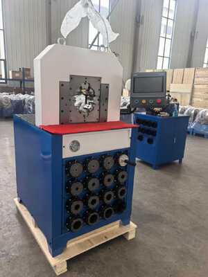 Ein guter Preis. 3 Zoll elektrische hydraulische Schlauchcrimping-Maschine mit 0,01 mm Genauigkeit PLC-Steuerungssystem und 6-76 mm Crimping-Range Online