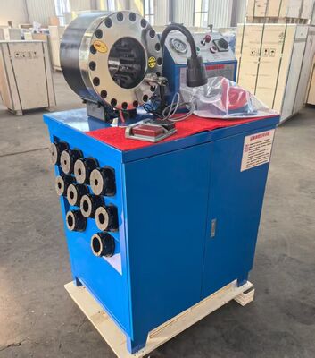 Ein guter Preis. 600T Krempkraft-Gummi-Schlauch-Krempmaschine mit 6-51mm Reichweite und 10 austauschbaren Stollen für Hydraulikschlauch-Krempmaschine Online