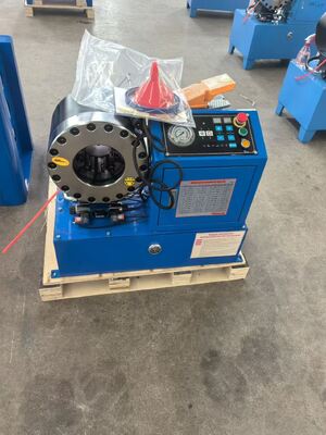 Ein guter Preis. 6-51 mm Hydraulische Schlauchcrimping-Maschine mit Schnellwechsel-Formwerkzeug und 10 austauschbaren Stäben Online