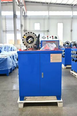 Ein guter Preis. 2-Zoll 600T Gummischlauch-Crimpmaschine mit 6-51mm Bereich und 10 austauschbaren Werkzeugen Online