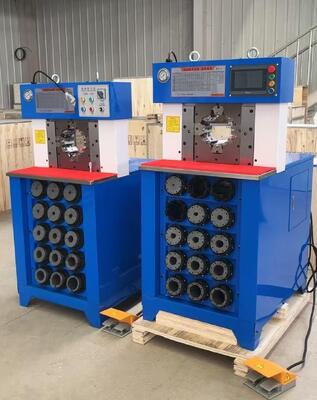 Ein guter Preis. 3 Zoll PLC-Steuerung Hydraulische Schlauchcrimping-Maschine mit 6-76mm Crimping-Bereich und 165mm Max-Öffnung Online