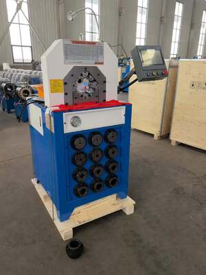 Ein guter Preis. 3-Zoll-Hydraulische Schlauchcrimping-Maschine mit 2800KN Kraft 6-76mm Reichweite und PLC-Steuerung Online