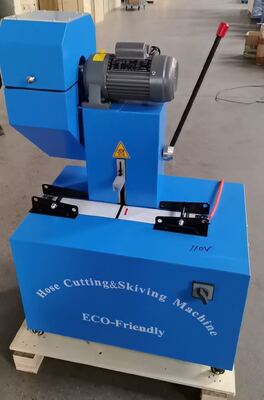Ein guter Preis. 2 Zoll blaue elektrische Schlauchschneid- und Abisoliermaschine von 6 bis 51 mm mit Schutzvorrichtungen, 220 V/380 V/110 V Spannung und 10 austauschbaren Werkzeugen, zwei Funktionen in einer Maschine online