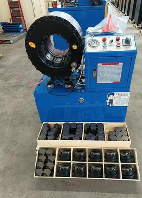 Ein guter Preis. 6 Zoll Bis 150mm Hydraulikschlauch-Crimpmaschine Crimpung 6 Lagen/Drähte Schlauch Von 4 Bis 150mm Crimpbereich Große Öffnung Crimpkraft 2500 Tonnen Und 20 Wechselbare Matrizen online
